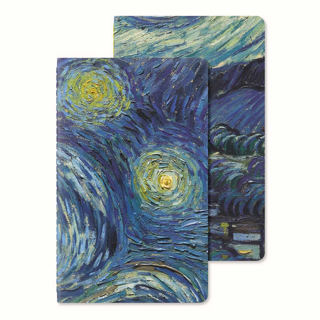Moleskine x MoMA The Starry Night �J�C�G �m�[�g�u�b�N ���[�W 2���Z�b�g
