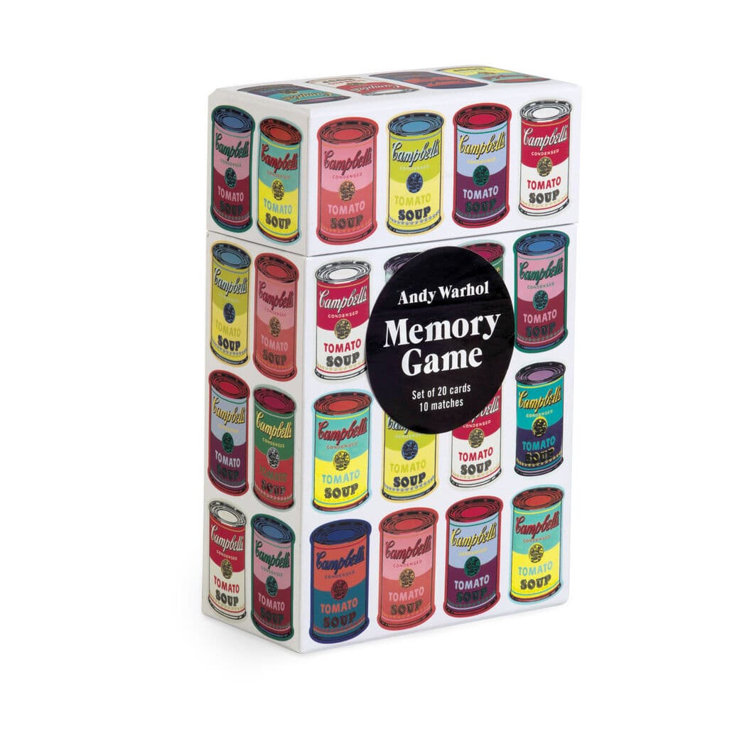 ＜MoMA＞ Andy Warhol Soup Can メモリー カード ゲーム画像