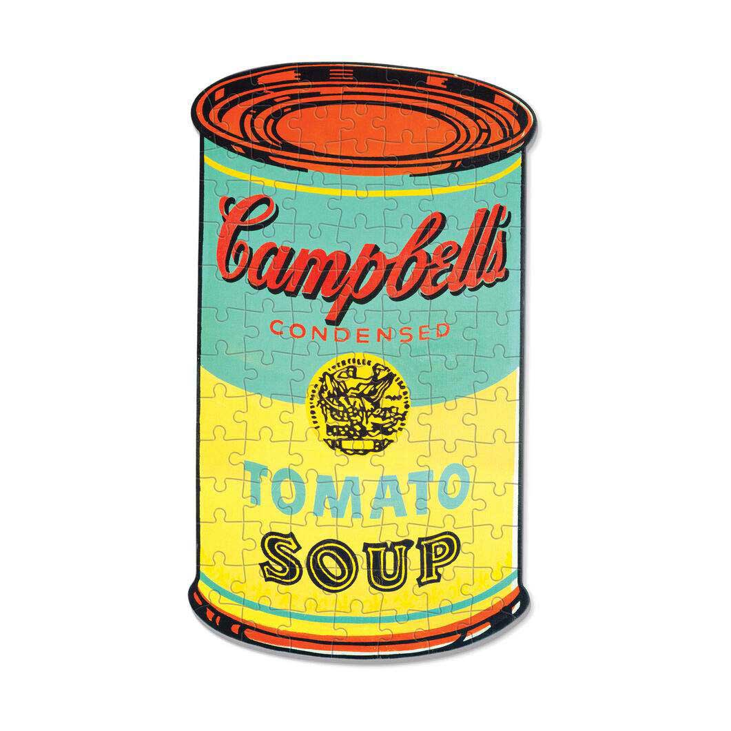 ＜MoMA＞ Andy Warhol ミニ シェイプ パズル キャンベルスープ缶