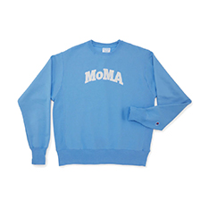 Champion クルーネックスウェットシャツ MoMA Edition ライトブルー M
