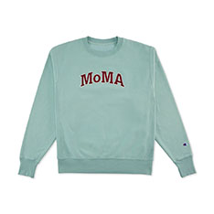 Champion �K�[�����g�_�C �N���[�l�b�N�X�E�F�b�g�V���c MoMA Edition �j���o�X�O���[��XL