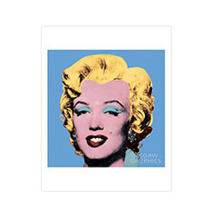ウォーホル：Blue Marilyn ポスター