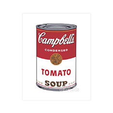 ウォーホル：Campbell's Soup Tomato ポスター