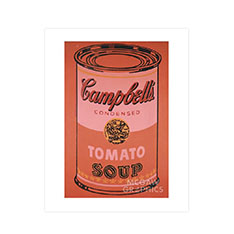 ウォーホル：Campbell’s Soup Can （Orange） ポスター