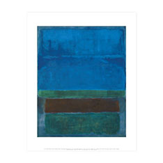 ロスコ：Untitled， 1952 （Blue， Green， and Brown） ポスター