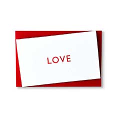 Letterpress Letters ~jJ[h Love bh