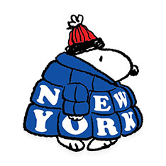 �X�k�[�s�[ �X�e�b�J�[ Snoopy NY Puffer Coat