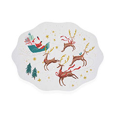 Meri Meri x Chilewich �v���[�X�}�b�g Santa�fs Sleigh