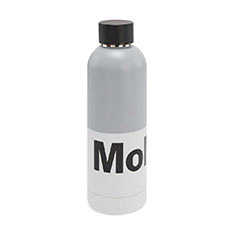 MoMA ロゴ ステンレスボトル グレー／ブラック