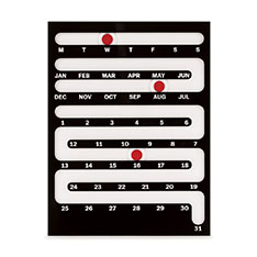 MoMA スライディング パーペチュアル カレンダー