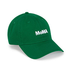 MoMA Logo �L���b�v �P���[�O���[��