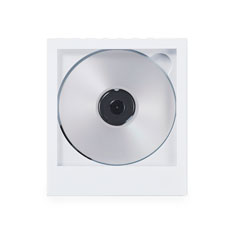 Instant Disk Audio ワイヤレス CD プレイヤー ホワイト